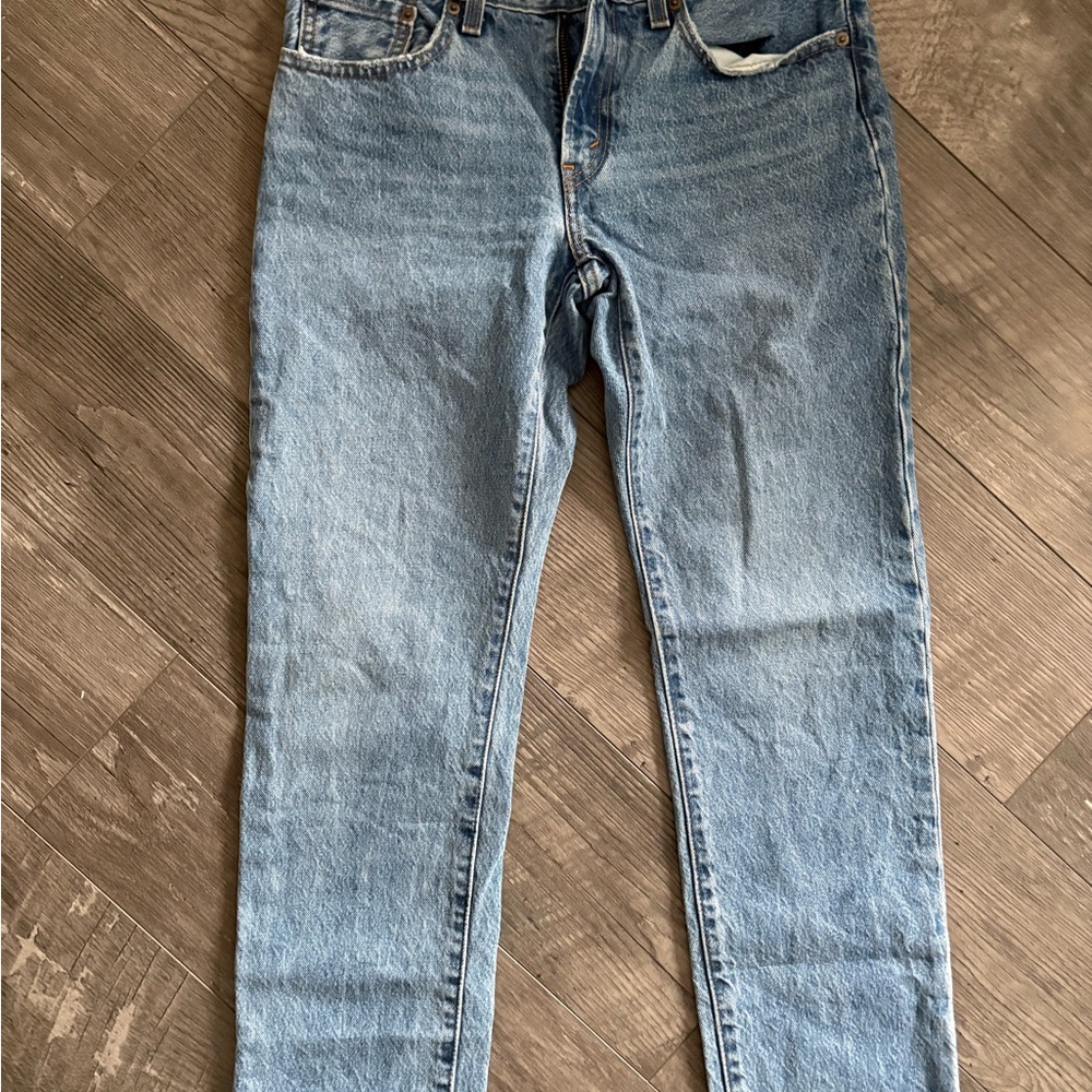 Levi's Light Blue Straight Leg Jeans